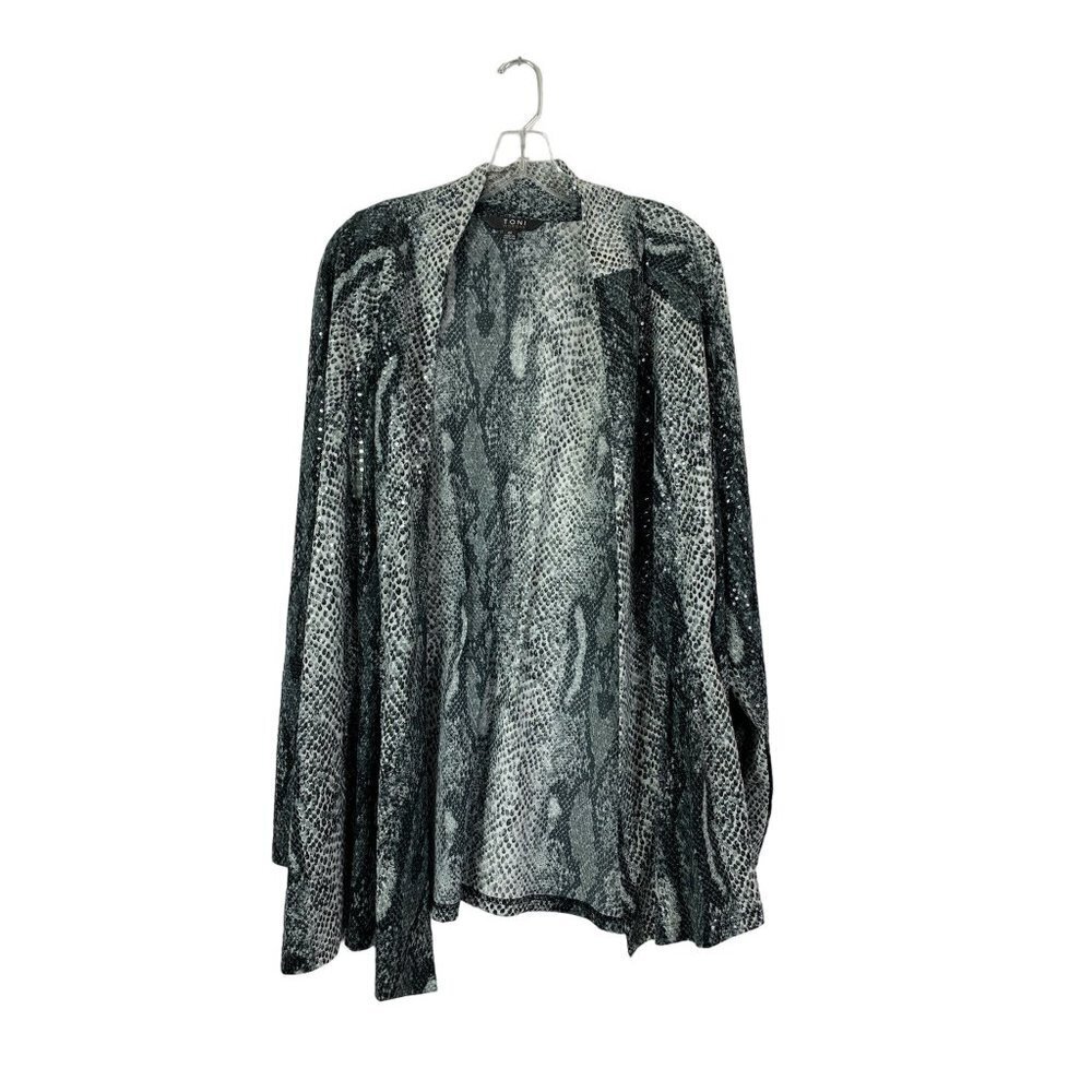 Toni Morgan Women's Snake Print Cardigan